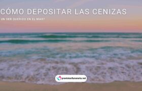 Cómo depositar las cenizas de un ser querido en el mar.